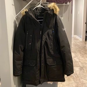 Mens SM Calvin Klein winter coat. Brand new- never worn.